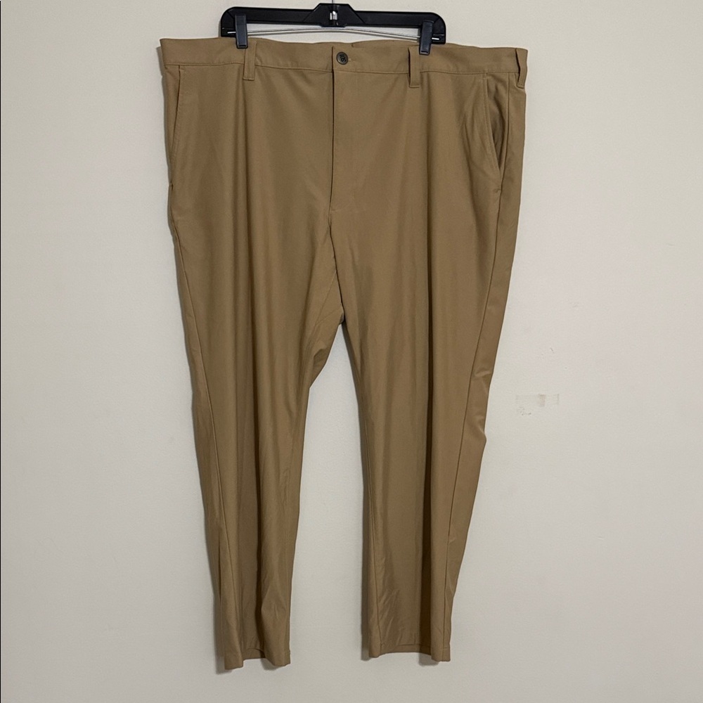 Society of one Men's Tan Pants athletic fit 48X30 performs training casual golf